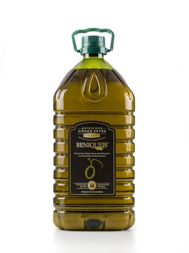 Olijfolie Extr. Vierge  ORGANIC  pet 5L  BENIQUEIS AAA