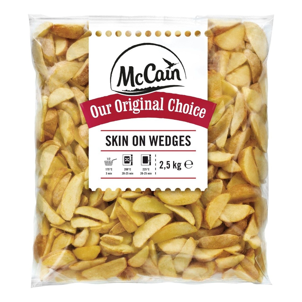 Mc cain Skin On Wedges doos 5x2,5kg