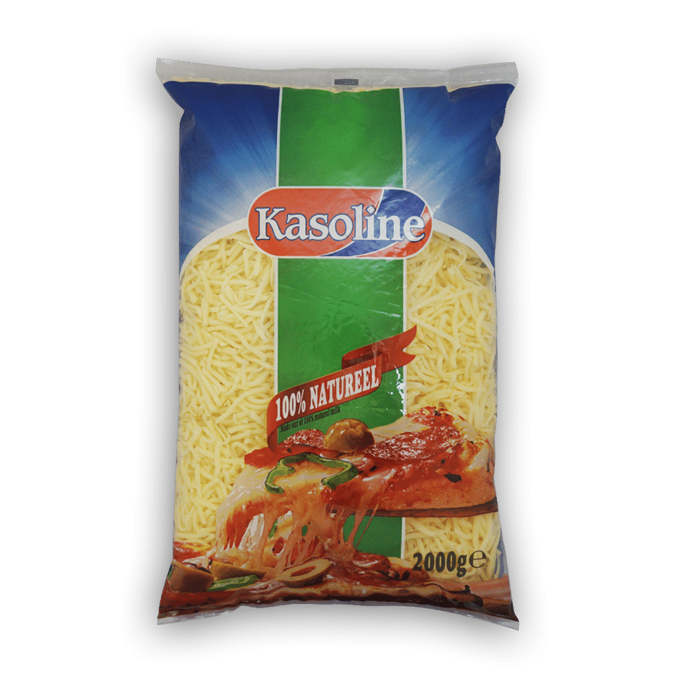 Pizzakaas Mozzarella 40+ 100% pak 2kg  KASOLINE