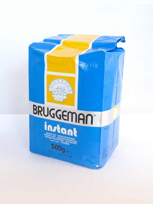Gedr. Gist blauw 500gr Bruggema