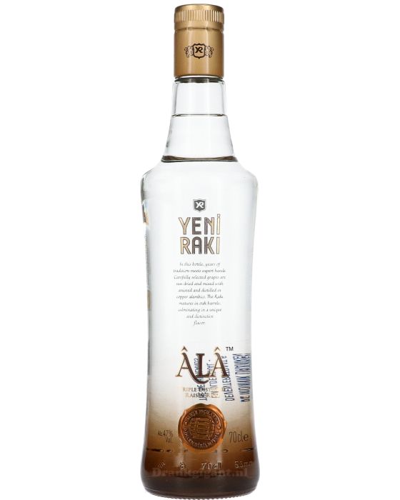 Yeni Raki ALA 45%  fles 70cl