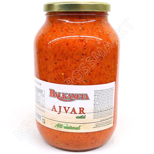 Ajvar 2500ml mild Pot BALKANETTA