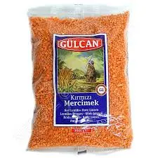 Rode linzen  zak 900gr GULCAN