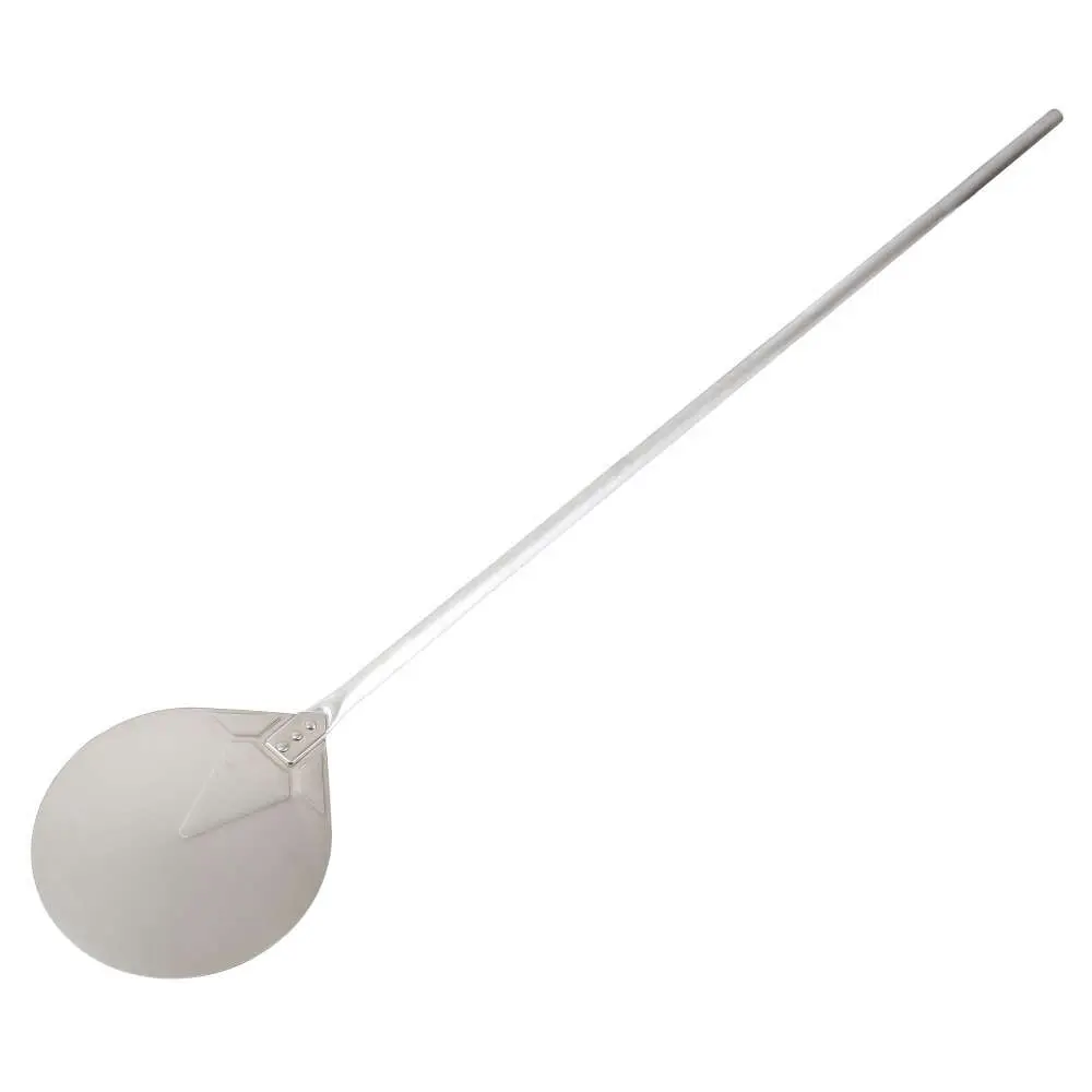 RVS Pizzaschep Rond 23-120 Vlak