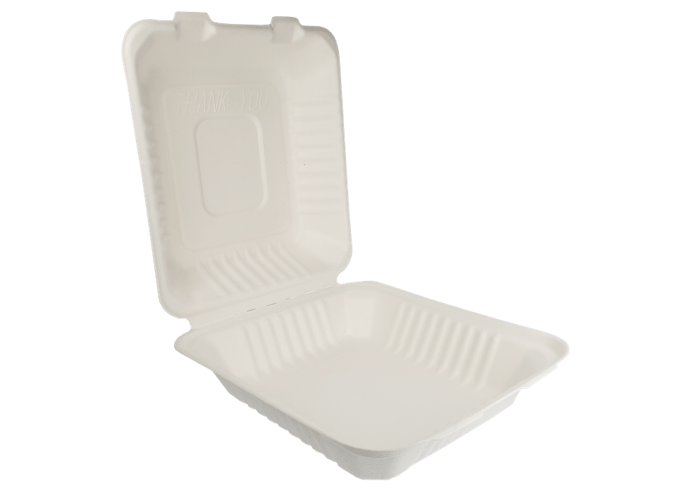 Menubox 1-vaks 240x205x65 mm Suikerriet Bio doos 200st 
