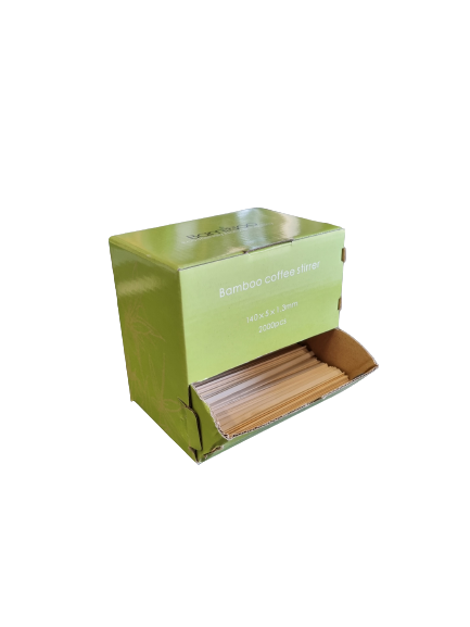 Roerstaaf Bamboe Doos 1000st   DEPA