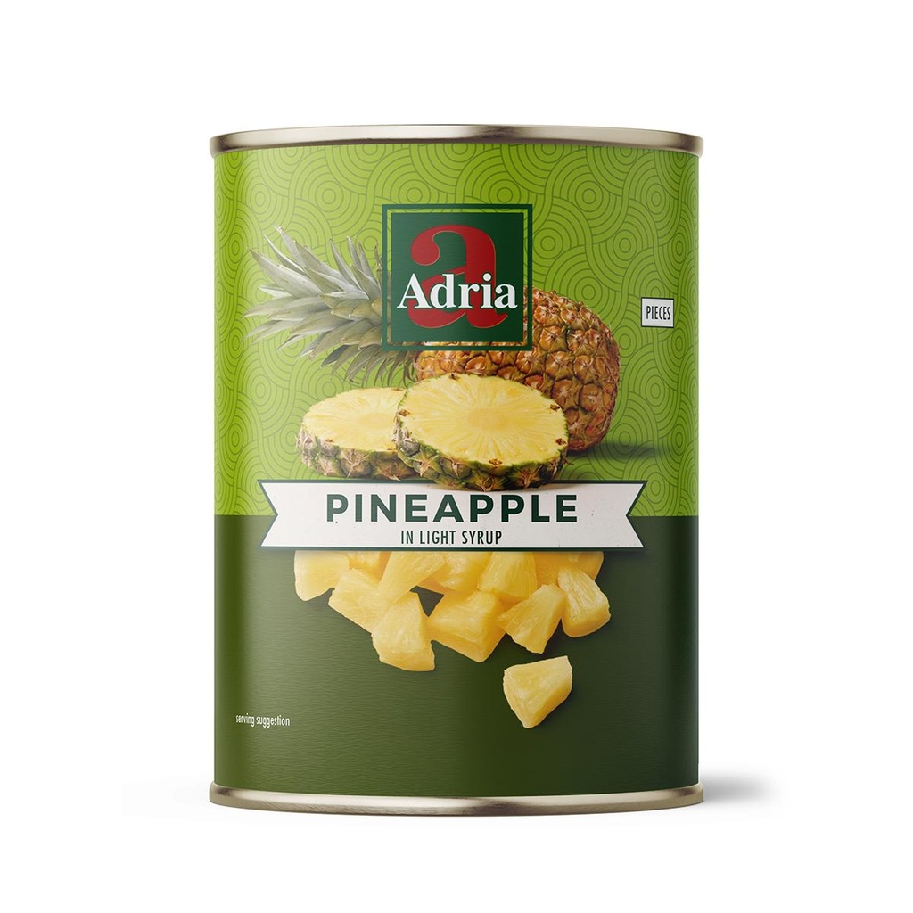 Ananas stukjes 3100ml  Adria