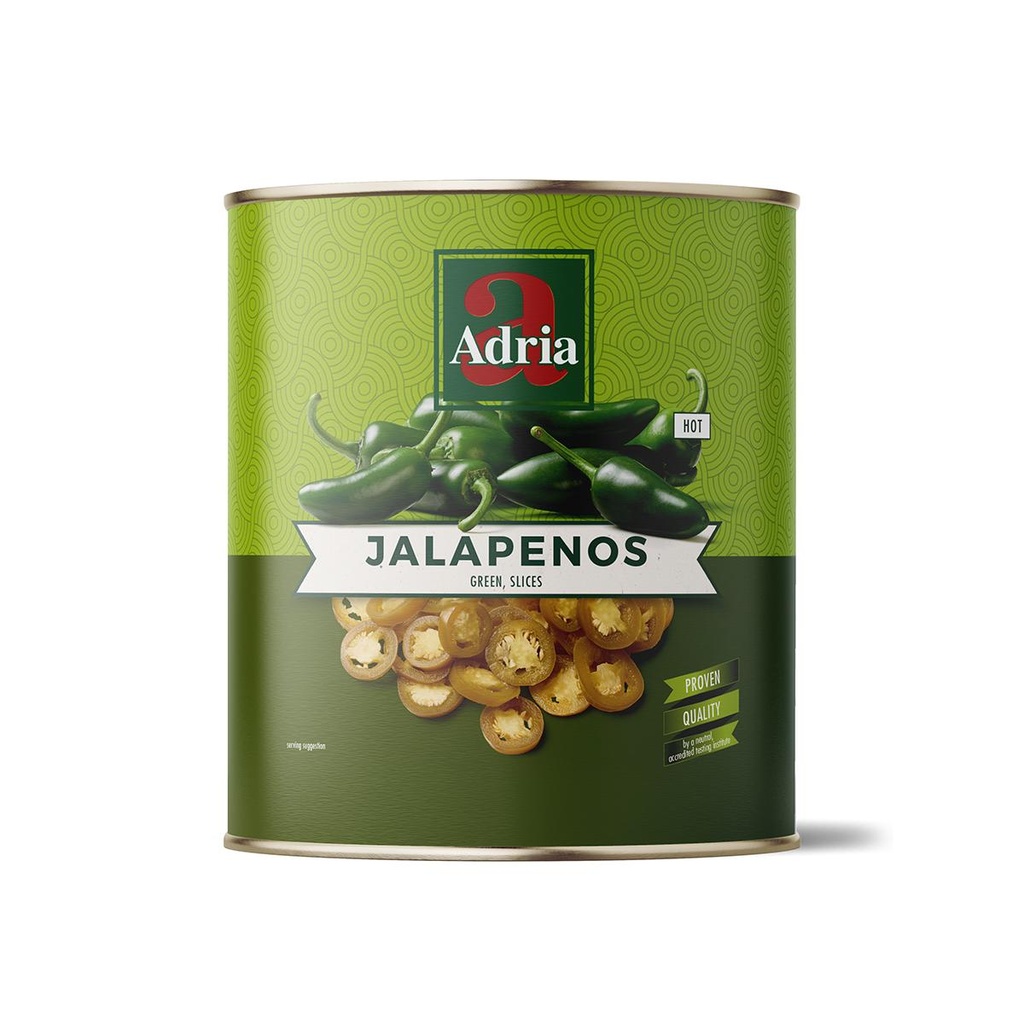 Jalapeno groen Blik 2650ml  Adria
