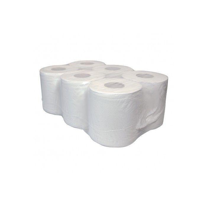 Poetsrol midi 2lgs wit 100%CELL (6stuks)  402207