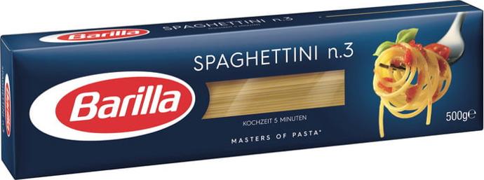 Spaghetti No:3 pak 500gr BARILLA