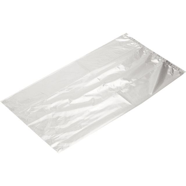 Polyzak 16x5+5x50cm Transparant doos 1000st