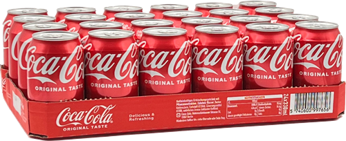 Coca Cola blik tray 24x330ml DK