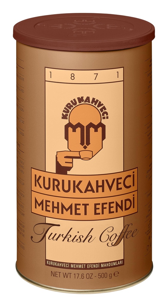 Turkse koffie blik 500gr M.EFENDI