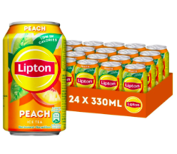 Lipton peach blik 24x330ml