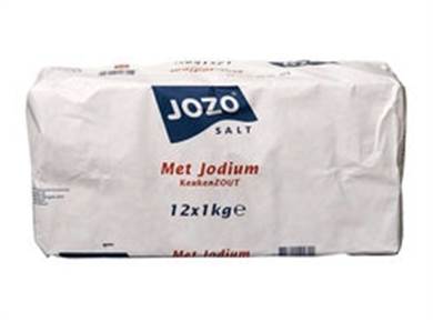 Zout  tray 12x1kg  JOZO