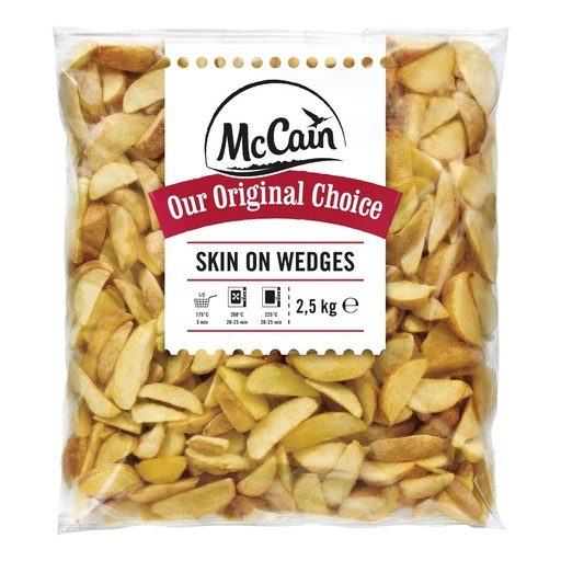 [MC-1000011327] Mc cain Skin On Wedges doos 5x2,5kg
