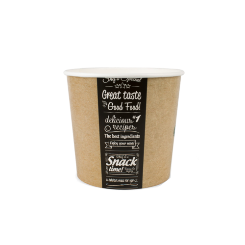 [PS081803A] Bucket bak 85 oz (2500ml) + deksel  Snack Time