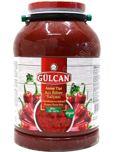 [NRGZ-23115] Paprika pasta scherp pet 4300g Gulcan