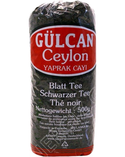 [NRGZ-20632] Ceylon thee pak 500gr  GULCAN