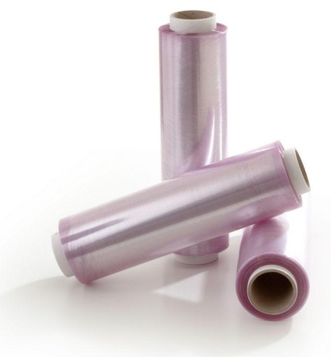 [FL30300A] Plastic Folie 30cmx300m  4-stuk Stretchfolie