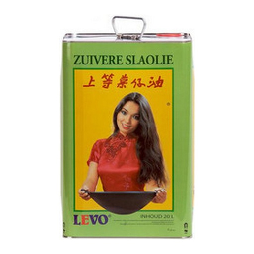 [LEVO-101100] Sla olie Chinees meisje Levo Blik  20L