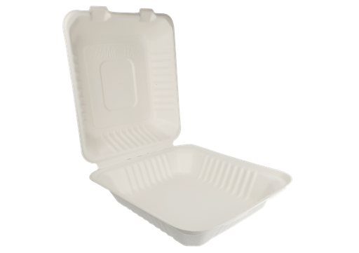 [TAKE-9988310] Menubox 1-vaks 240x205x65 mm Suikerriet Bio doos 200st