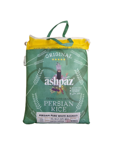 Basmati rijst  zak 10kg Ashpaz
