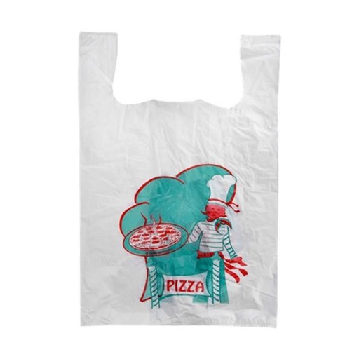[HT65-20] Hemdtas Pizza   40+30x65  doos 500st