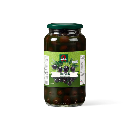 [MF-10215] Olijven zwart ZP glas 935ml Adria