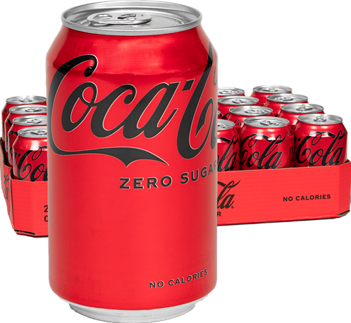 [TMZ-1001] Coca Cola zero DK  blik    tray 24x330ml