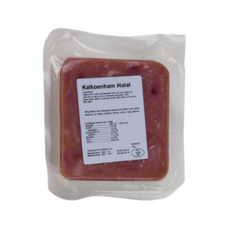 Ham Gesneden Kalkoenvlees pak 500gr